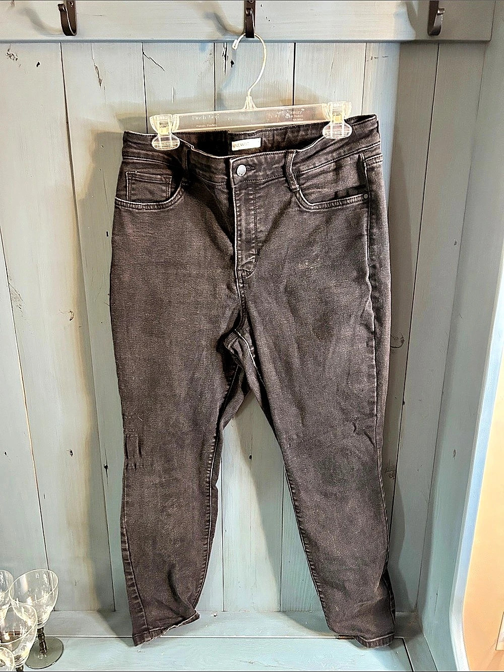 Nine West Skinny Jeans in Black Waist | Women’s Size 14